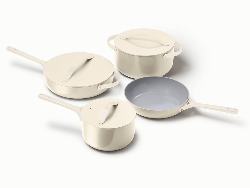 Caraway x Tan France Monochrome Cookware Set in Crme